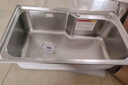 华帝（VATTI）304不锈钢水槽单槽 拉丝不锈钢洗菜盆厨房洗碗盆-以旧换新 实拍图