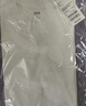 优衣库男装女装柔软圆领T恤/休闲长袖上衣25秋冬新款479783 00 白色 M /170/92A 实拍图