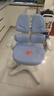 护童（Totguard）儿童学习椅可调节升降学生正姿四背坐姿椅 G985_奇思蓝 带脚踏 实拍图