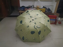 加固折叠雨伞手动结实耐用黑胶晴雨伞两用遮阳防晒学生雨伞 牛油果-黑胶防晒手动反向收伞 8骨 实拍图