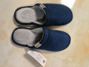 回力日系柔软情侣棉拖秋冬家居室内保暖棉鞋男款HL0006蓝色44-45码 实拍图