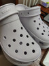 卡骆驰（CROCS）檀健次同款经典泡芙洞洞鞋百舒适男沙滩鞋女鞋休闲鞋|207521 霜紫色-5BO 36 (220mm) 37 实拍图