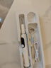 月儿弯弯超声波洁牙器洗牙器结石去除清洁牙齿牙垢去黄牙结石清洁器烟渍茶渍工具中秋礼品送父母长辈 300W【店铺热销】+ 2支喷头 +7件套 实拍图