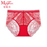 曼妮芬蕾丝镂空女士内裤性感低腰提臀无痕舒适三角裤女士内裤 实拍图
