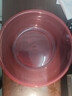 【京东物流】洗脸盆加大加厚家用大号洗菜盆洗衣盆内裤收纳盆子 紫红 中号26*10cm-加厚不怕摔 实拍图