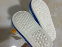 细细条（XIXITIAO）趣味情侣棒球棉拖鞋男女冬家居防滑保暖可爱个性毛毛鞋ins 白蓝色【可爱棒球】 36 -37【标准码】 实拍图