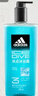 阿迪达斯 （adidas）男士沐浴露 洗发洁面三效合一 补水保湿 冰点两件套600ml 实拍图
