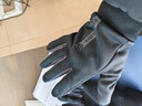 【京东物流】手套男士冬季加绒骑行电动车防滑触屏开车保暖手套女 【掌心防滑 可触屏】男士黑色 均码 1双 掌围女17-21男18-23cm 实拍图