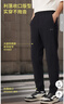 李宁运动裤男子秋冬季休闲裤拉链加绒保暖卫裤直筒运动长裤AKLUA75 实拍图