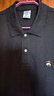 布克兄弟（BrooksBrothers） 夏季男士休闲纯色短袖polo衫 男装珠地棉经典款刺绣翻领上衣男 黑色-翻领T恤男 M (建议70-80kg) 实拍图