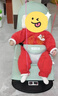 哈森熊婴儿摇摇椅哄娃神器哄宝宝哄睡摇篮躺椅可折叠可调节摇摇椅安抚椅 绿色双层网格款 实拍图