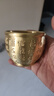 缤越百福缸黄铜米缸冰箱上摆件铜聚宝盆百福铜缸办公室招財摆件礼物 实拍图