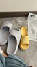 朴西新款EVA踩屎感厚底拖鞋女士居家室内情侣拖鞋男 灰色 40-41 实拍图