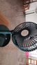 电风扇伸缩折叠小风扇宿舍家用静音充电型办公台式USB桌面宿舍大风力夏台面落地两用折叠电风扇 颜色随机 直插款无档位开关1个装 实拍图