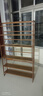 竹艺佳（ZHUYIJIA） 书架简易书柜多层落地经济型多功能置物储物架省空间收纳架层架 茶色-6层100 实拍图