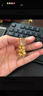 喜上眉梢喜饰黄金古法金珠999足金散珠硬金光面磨砂转运珠路路通圣诞礼物 3mm 重工古法珠单颗 0.1g 实拍图