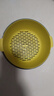 双层塑料洗菜盆沥水篮子厨房神器多功能客厅家用水果盘洗水果菜篮 青黄色 1个 实拍图