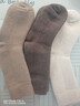 俞兆林70%羊毛袜子女加厚秋冬季保暖中筒毛圈袜加绒美利奴女士东北长袜 实拍图