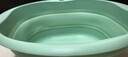 诺兰森迪 旅行折叠盆家用宿舍洗脸盆便携式军训用品水盆粉白色-小号 实拍图