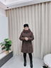 CANDYPRINCE 妈妈羽绒服 老年人羽绒服女 中老年妈妈装50-60岁洋气冬季外套 58款/咖色 【中长款】 3XL / 建议-(体重121-135斤) 实拍图
