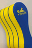 英发（YINGFA）多层夹角浮板八字板专业游泳训练装备训练夹腿板打水板 黄色(长23,宽4,厚13.5)cm 实拍图