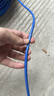 万级超六类网线非屏蔽【国标23AWG-0.57mm无氧纯铜芯】CAT6A万兆高速网络工程家装布线一箱线30米 蓝色 实拍图