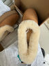 UGG秋季女士舒适茸茸毛鞋领厚底圆头休闲懒人毛毛鞋 1166733 CHE | 栗色 38 鞋款偏小，建议拍大一码 实拍图