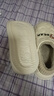 洁丽雅防水棉拖鞋女士秋冬季外穿防滑2025新款室内家居全包跟厚底棉鞋男 卡其 【小浣熊 掌柜推荐】 38-39 【适合37-38码】 实拍图