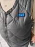 罗蒙加热羽绒马甲男全身可充电发热衣服智能电暖保暖温控马夹电热背心 男-黑【基础款】不带充电宝 3XL 实拍图