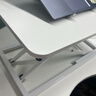 全品屋升降电脑桌站立办公书桌显示器升降支架台式工作台桌 【七档手动升降】-象牙白 健康办公 实拍图