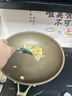 SSIIXX日本品牌双面有钛锅不粘锅家用无氟涂层炒锅炒菜锅有钛平底锅 炒锅+盖子+硅胶铲 32cm 实拍图