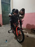 凤凰（Phoenix）儿童自行车宝宝脚踏车儿童折叠自行车3-8岁童车 陆寻 中国红 14寸 实拍图