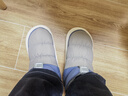 真维斯（Jeanswest）雪地靴男鞋冬季加绒保暖男靴子休闲厚棉鞋子 灰蓝加绒 40-41 实拍图
