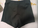 浪莎加绒高腰短裤女秋冬新款百搭打底外穿美式辣妹显瘦弹力西装热裤子 黑色 L 建议105-120斤 实拍图