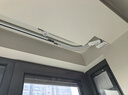 杜亚Real5蓝牙2.0版智能米家电动窗帘家居自动窗帘电机语音控制不含布 4米弯轨定制蓝牙版包安装 实拍图