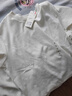 优衣库男装女装柔软圆领T恤/休闲长袖上衣25秋冬新款479783 00 白色 XL /180/108B 实拍图