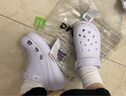 卡骆驰（CROCS）檀健次同款经典泡芙洞洞鞋百舒适男沙滩鞋女鞋休闲鞋|207521 霜紫色-5BO 37 (230mm) 38 实拍图