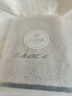 洁丽雅（Grace）10A级抗菌毛巾纯棉吸水绣花素色柔软洁面巾擦脸巾单条装 灰色 80g 实拍图