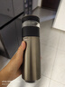 京东京造保温杯【茶水分离】男女大容量316L不锈钢泡茶水杯子金属灰500ml 实拍图