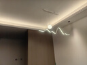 惠普客厅灯现代简约主灯普瑞护眼智能吸顶灯中山灯具新款全屋灯具套餐 5灯-110CM三室两厅-带餐吊 实拍图