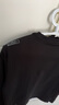 布先生明星同款长袖T恤男士小白T内搭 长袖标准T-圆领-黑色 S(165) 实拍图