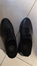 骆驼（CAMEL）男士套脚快穿牛皮商务休闲运动皮鞋 G14A220724 黑色 40 实拍图