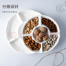 奥美优（AOmeiyou）陶瓷盘分餐盘减脂餐月子饭盘学生快餐盘卤味卤水干果水果拼盘 实拍图