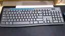 罗技（Logitech）MK275无线键鼠套装 办公无线鼠标键盘套装无线办公键鼠 电脑键盘全尺寸带无线2.4G接收器 黑蓝色 MK275+大桌垫 实拍图