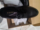 宜驰（EGCHI）皮鞋男商务休闲正装鞋头层牛皮耐磨透气新款鞋 J6627 系带款 42 实拍图