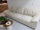 法莎蒂布艺沙发客厅现代简约直排三人位复古奶油云朵沙发雪尼尔 3米单扶单+单+单扶单 【豪华版雪尼尔婴儿绒】 实拍图