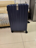 汉客行李箱男拉杆箱女大容量双层拉链密码旅行箱26英寸蓝 81升巨能装 实拍图