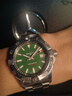 百年灵（BREITLING）【二手99新】百年灵男表 复仇者系列 自动机械B01机芯 黄狼夜间任务黑鸟夜光运动二手奢侈品正品瑞士名表 A17328101L1A1【42表径】绿盘 实拍图