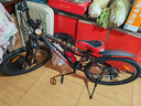 凤凰（Phoenix）儿童自行车山地车学生车脚踏车6-12-18岁童车 霸道 黑红色 24寸 实拍图