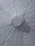 天堂 防紫外线晴雨伞三折 雨伞黑胶防晒太阳伞遮阳晴雨伞 甘酪白 实拍图